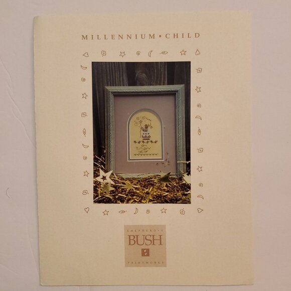 Millennium Child 1999 2000 Shepherd's Bush Printworks Cross Stitch Pattern - Picture 3 of 4